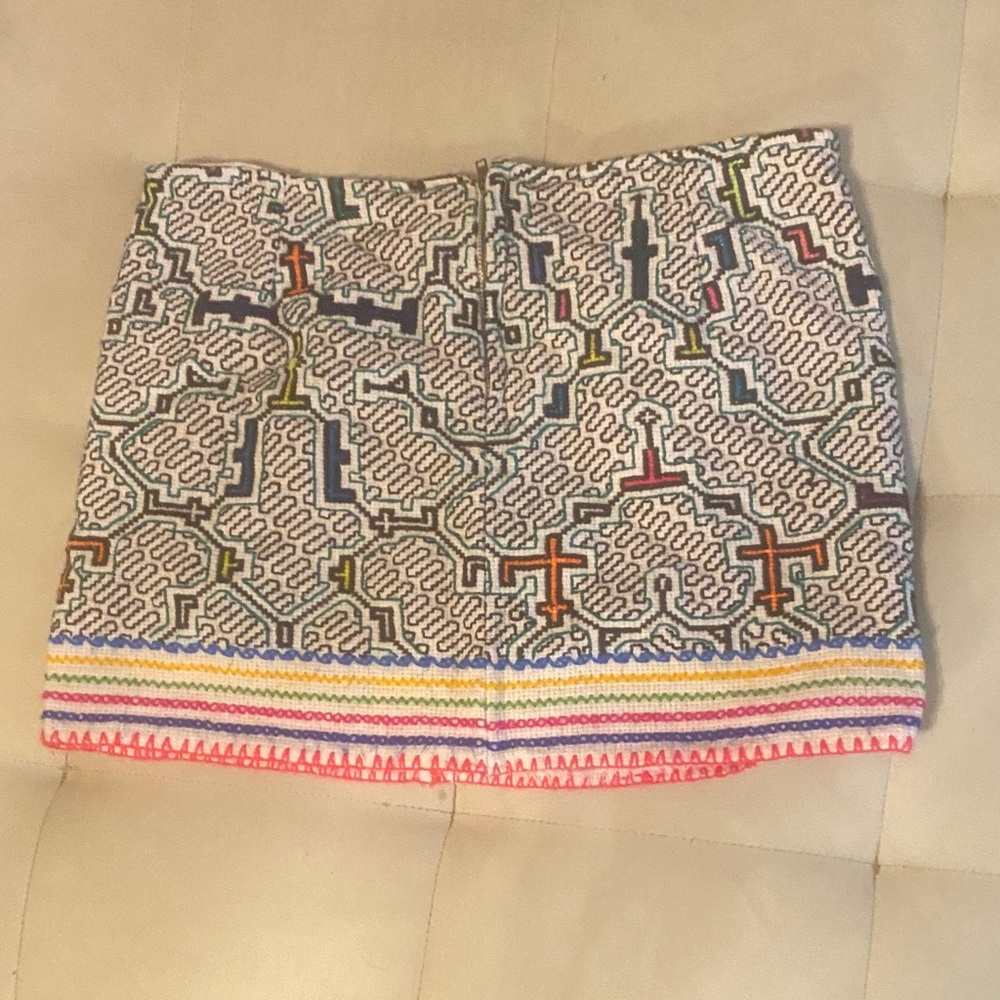 Geometric Patterned Mini Skirt - image 4